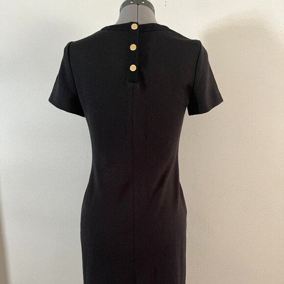 Tory Burch Sz S Anthea Black Knit Dress LBD - Picture 4 of 7